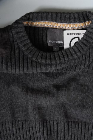 Мъжки пуловер Manguun, Размер L, Цвят Сив, Цена 8,41 лв.