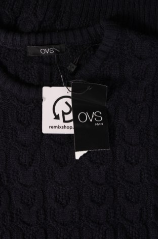 Мъжки пуловер Oviesse, Размер M, Цвят Син, Цена 46,00 лв.