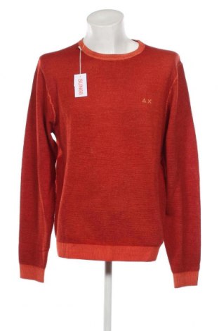 Мъжки пуловер SUN68, Размер XXL, Цвят Червен, Цена 79,20 лв.