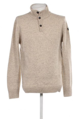 Мъжки пуловер Schott, Размер XL, Цвят Бежов, Цена 57,80 лв.