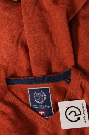 Мъжки пуловер Tom Rusborg, Размер XL, Цвят Кафяв, Цена 16,72 лв.
