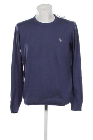 Мъжки пуловер U.S. Polo Assn., Размер XXL, Цвят Син, Цена 128,04 лв.