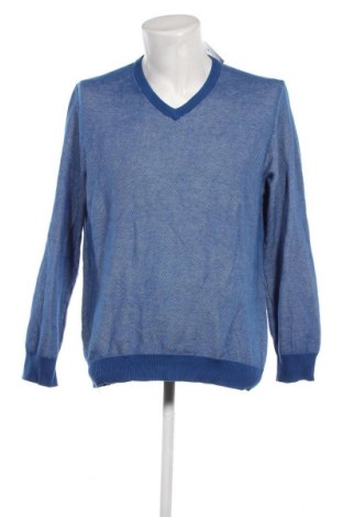 Ανδρικό πουλόβερ Walbusch, Μέγεθος L, Χρώμα Μπλέ, Τιμή 10,89 €