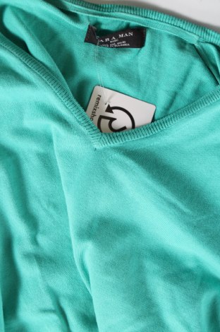 Pánský svetr  Zara Man, Velikost L, Barva Zelená, Cena  367,00 Kč