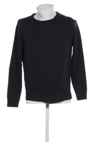 Мъжки пуловер Zara Man, Размер L, Цвят Син, Цена 10,56 лв.