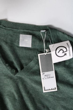 Ανδρικό πουλόβερ Zip Zap, Μέγεθος S, Χρώμα Πράσινο, Τιμή 22,27 €