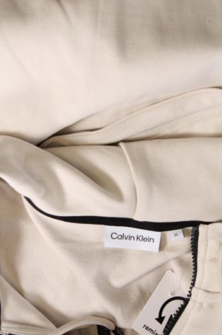 Męska bluza Calvin Klein, Rozmiar XL, Kolor Beżowy, Cena 195,84 zł