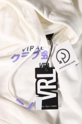 Ανδρικό φούτερ Viral Vibes, Μέγεθος XL, Χρώμα Λευκό, Τιμή 12,56 €