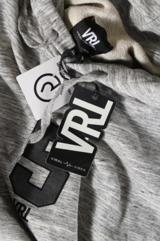 Ανδρικό φούτερ Viral Vibes, Μέγεθος XL, Χρώμα Γκρί, Τιμή 10,32 €