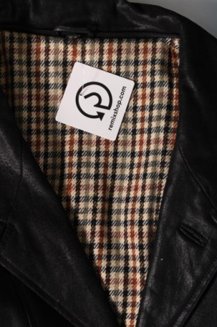 Ανδρικό δερμάτινο μπουφάν, Μέγεθος XL, Χρώμα Μαύρο, Τιμή 26,48 €