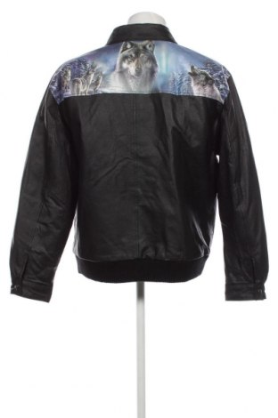 Pánska kožená bunda , Veľkosť L, Farba Čierna, Cena  26,09 €