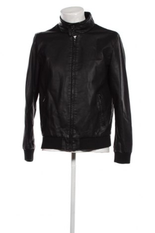 Pánska kožená bunda , Veľkosť L, Farba Čierna, Cena  39,50 €