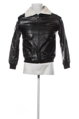 Pánska kožená bunda , Veľkosť XS, Farba Čierna, Cena  27,78 €