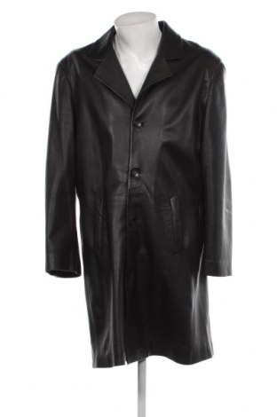 Мъжко кожено яке, Размер 3XL, Цвят Черен, Цена 170,50 лв.
