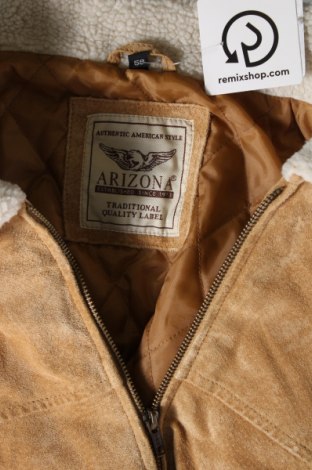 Pánská kožená bunda  Arizona, Velikost XXL, Barva Béžová, Cena  1 501,00 Kč