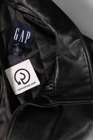 Ανδρικό δερμάτινο μπουφάν Gap, Μέγεθος XL, Χρώμα Μαύρο, Τιμή 52,07 €