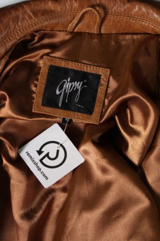 Pánska kožená bunda  Gipsy, Veľkosť L, Farba Hnedá, Cena  79,42 €