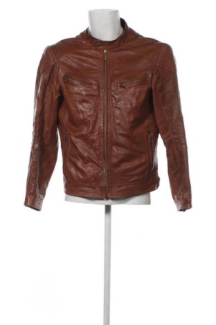 Pánska kožená bunda  Manguun, Veľkosť L, Farba Hnedá, Cena  39,46 €