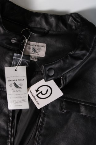 Pánska kožená bunda  Oviesse, Veľkosť L, Farba Čierna, Cena  40,72 €