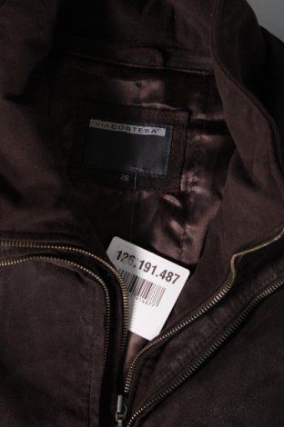 Pánska kožená bunda  Via Cortesa, Veľkosť L, Farba Hnedá, Cena  12,13 €