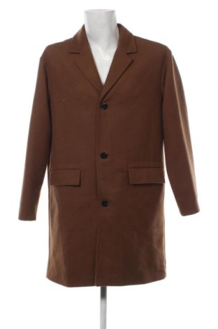 Мъжко палто Jack & Jones, Размер L, Цвят Кафяв, Цена 77,08 лв.