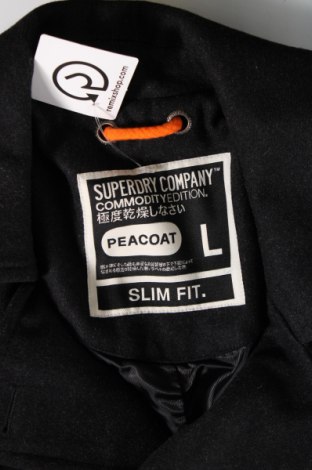 Ανδρικά παλτό Superdry, Μέγεθος L, Χρώμα Μαύρο, Τιμή 43,77 €