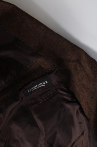 Ανδρικό σακάκι Commander, Μέγεθος XL, Χρώμα Καφέ, Τιμή 27,22 €