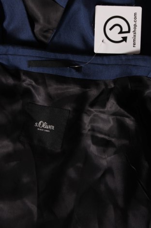 Мъжко сако S.Oliver Black Label, Размер S, Цвят Син, Цена 63,00 лв.