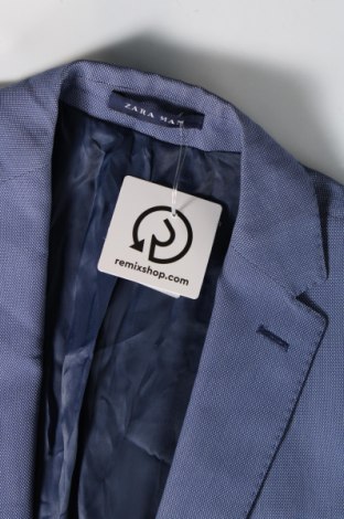 Ανδρικό σακάκι Zara Man, Μέγεθος L, Χρώμα Μπλέ, Τιμή 24,12 €