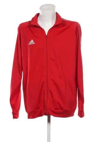 Ανδρική αθλητική ζακέτα Adidas, Μέγεθος XXL, Χρώμα Κόκκινο, Τιμή 33,40 €