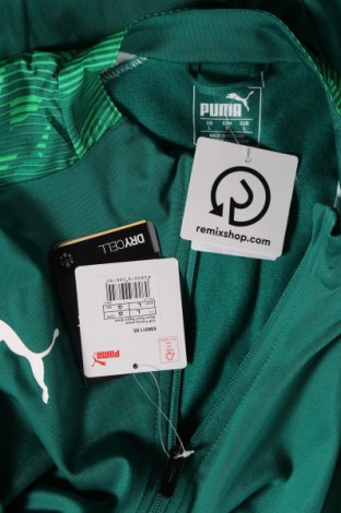Мъжко спортно горнище PUMA, Размер L, Цвят Зелен, Цена 64,40 лв.