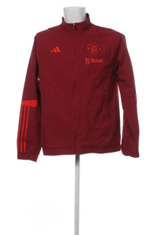 Herrenjacke Adidas, Größe L, Farbe Rot, Preis 100,33 €