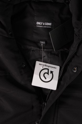 Мъжко яке Only & Sons, Размер XL, Цвят Черен, Цена 42,78 лв.