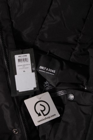 Ανδρικό μπουφάν Only & Sons, Μέγεθος XL, Χρώμα Μαύρο, Τιμή 20,13 €