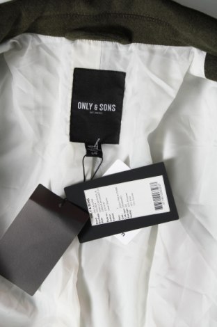 Ανδρικό μπουφάν Only & Sons, Μέγεθος L, Χρώμα Πράσινο, Τιμή 12,70 €