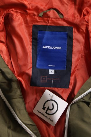Herrenjacke Originals By Jack & Jones, Größe L, Farbe Grün, Preis 42,27 €