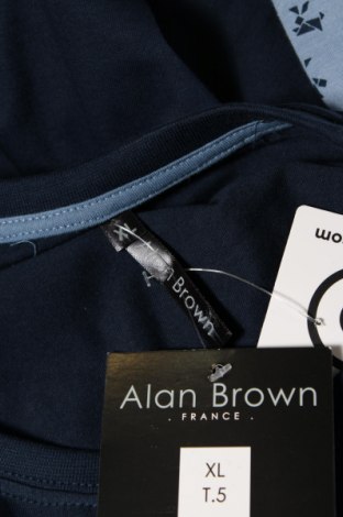 Пижама Alan Brown, Размер XL, Цвят Син, Цена 79,00 лв.