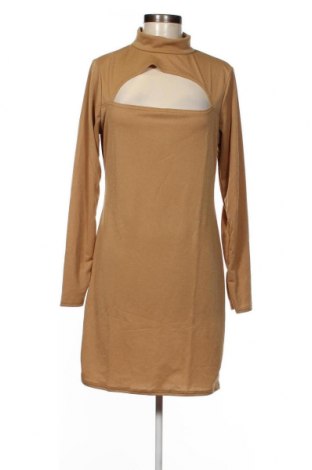 Kleid Boohoo, Größe XL, Farbe Beige, Preis 7,19 €