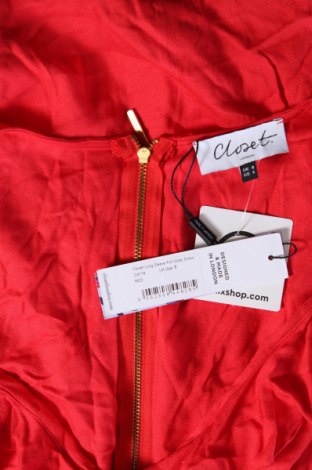 Kleid Closet London, Größe S, Farbe Rot, Preis 22,55 €