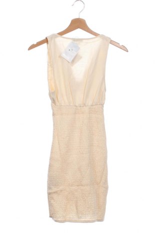 Kleid Jennyfer, Größe XS, Farbe Beige, Preis 8,77 €