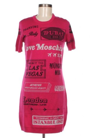 Рокля Love Moschino, Размер M, Цвят Розов, Цена 301,86 лв.