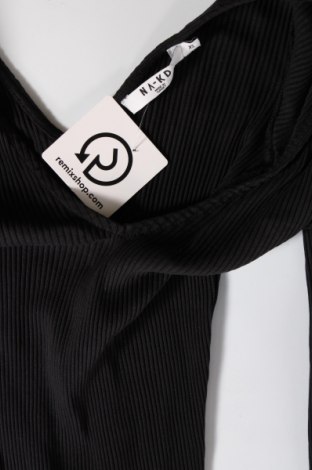 Šaty  NA-KD, Velikost XS, Barva Černá, Cena  92,00 Kč