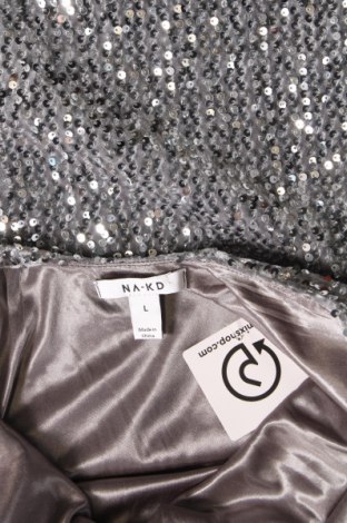 Kleid NA-KD, Größe L, Farbe Grau, Preis € 17,14