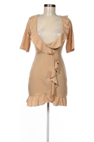 Kleid Pretty Little Thing, Größe M, Farbe Beige, Preis € 2,37