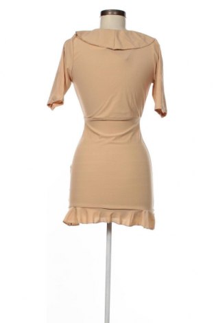 Kleid Pretty Little Thing, Größe XXS, Farbe Beige, Preis 3,56 €
