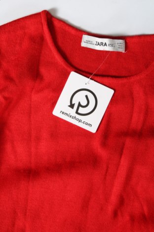 Рокля Zara Knitwear, Размер M, Цвят Червен, Цена 8,13 лв.