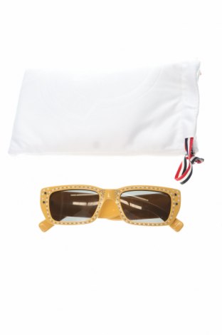 Слънчеви очила Moncler x Palm Angels, Цвят Жълт, Цена 769,00 лв.