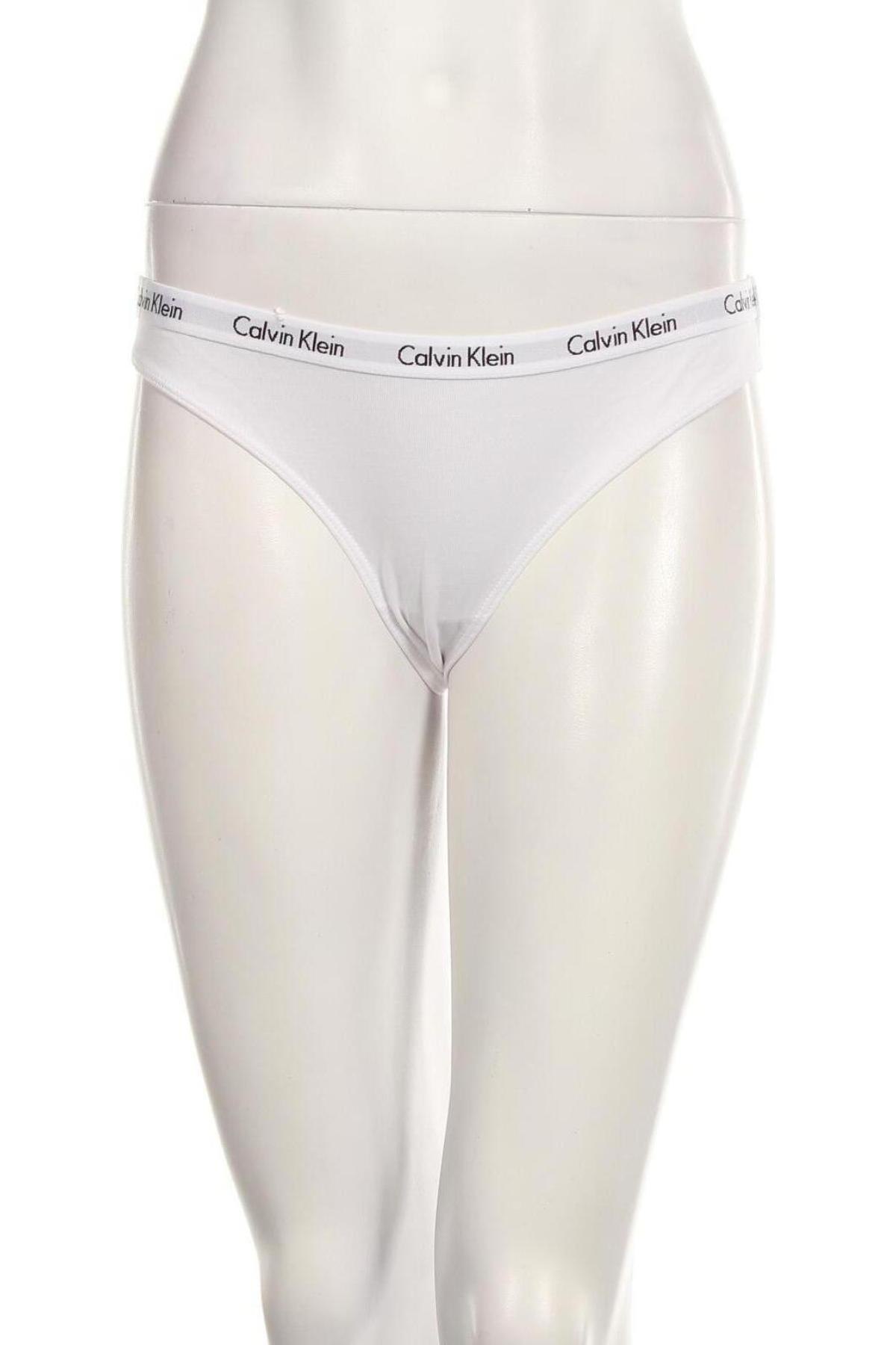 Бикини Calvin Klein, Размер M, Цвят Бял, Цена 38,00 лв.
