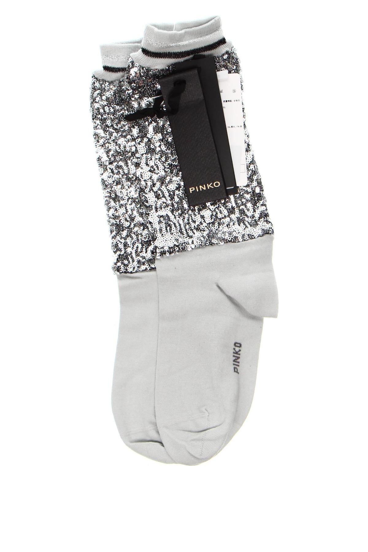 Socken Pinko, Größe M, Farbe Grau, Preis 45,21 €