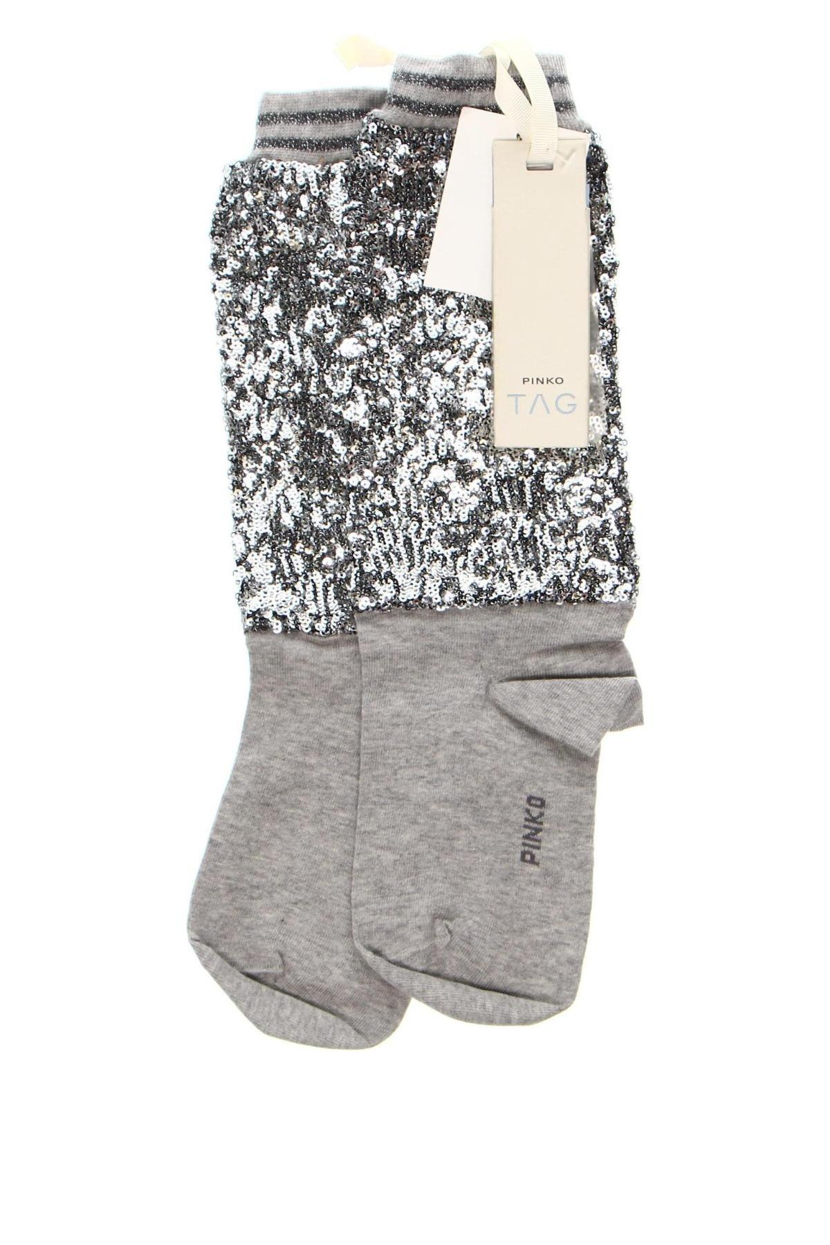 Κάλτσες Pinko, Μέγεθος M, Χρώμα Γκρί, Τιμή 66,49 €